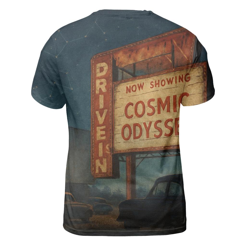 Starlight Drive In Cinema Marquee vibrant all-over design tees