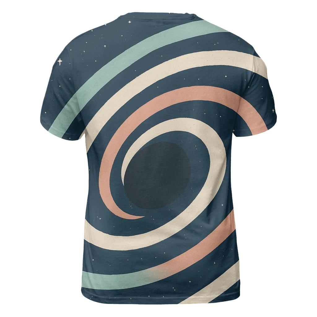 Gravitational Lens Arc Bloom artistic all-over print tops