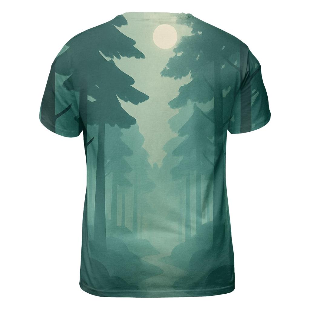 Silent Forest Sanctuary designer pattern shirts