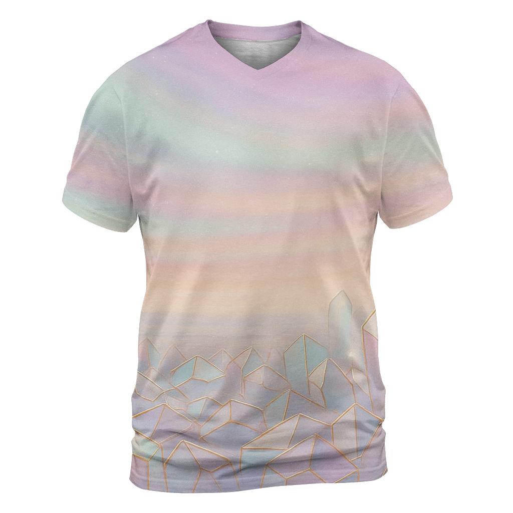 Pastel Aurora Gemfield personalized full print shirts