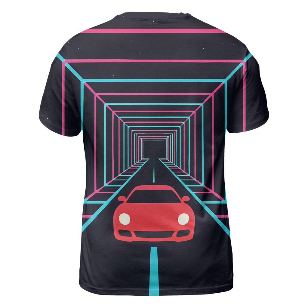Vapor Tunnel Drive unique graphic print tees