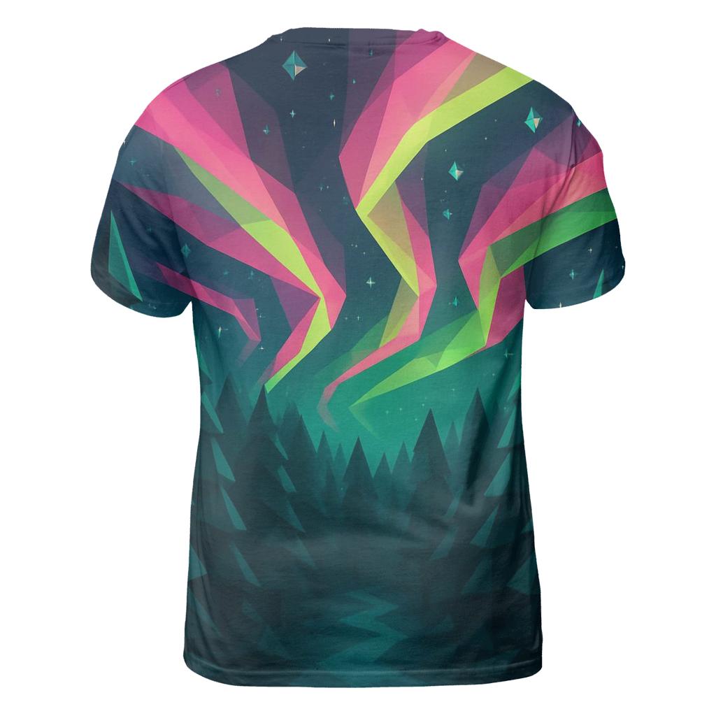 Aurora Geometric Forest designer pattern shirts