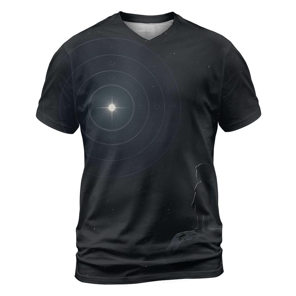 The Quiet Pulsar Of Her Encouragement artistic all-over print tops
