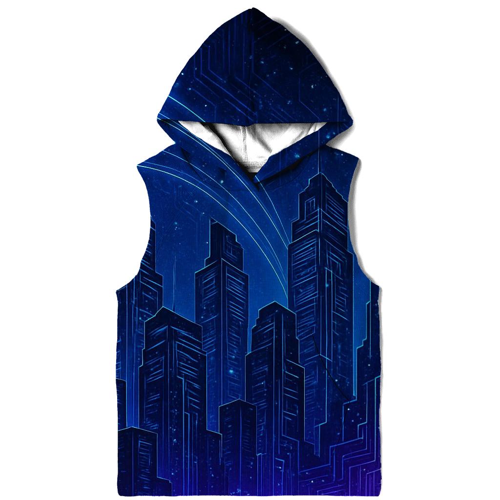 Celestial Circuit Skyline hoodies fashion