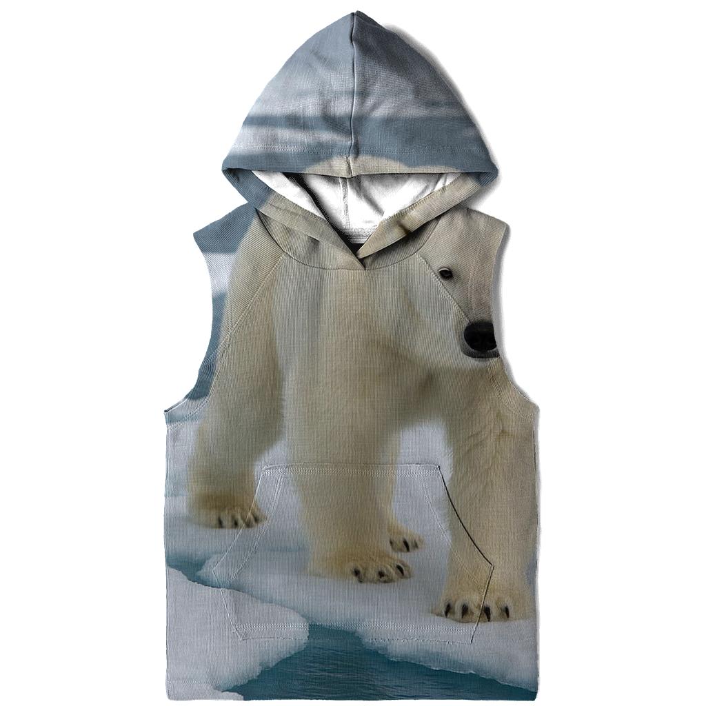 Polar Bear On Drift Ice custom hoodies