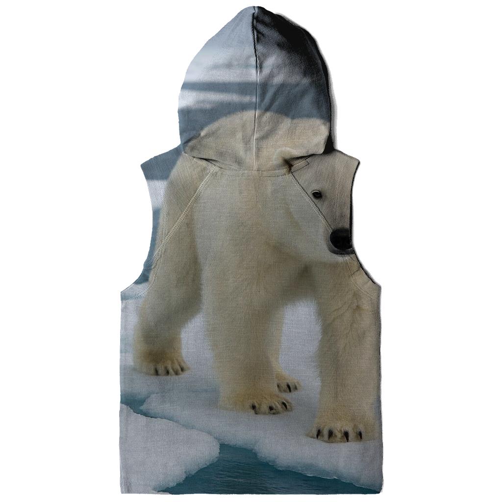 Polar Bear On Drift Ice custom hoodies