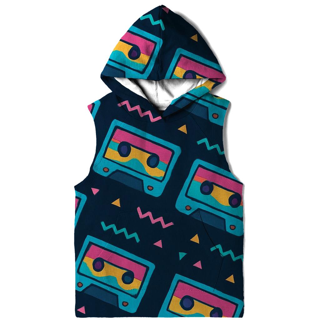 Cassette Wave Pattern hoodie styles