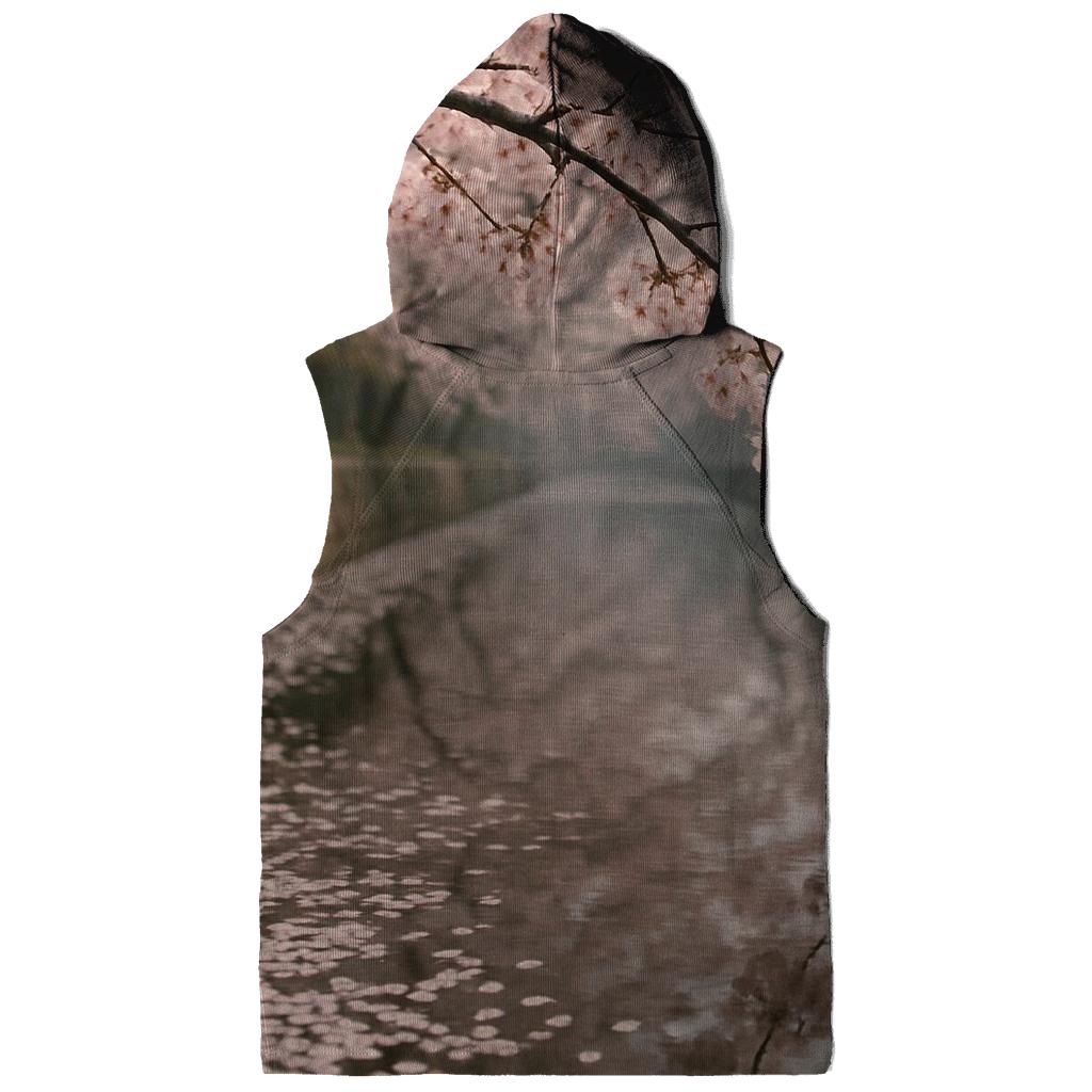 Cherry Blossoms Reflected In Quiet Canal hoodie designs