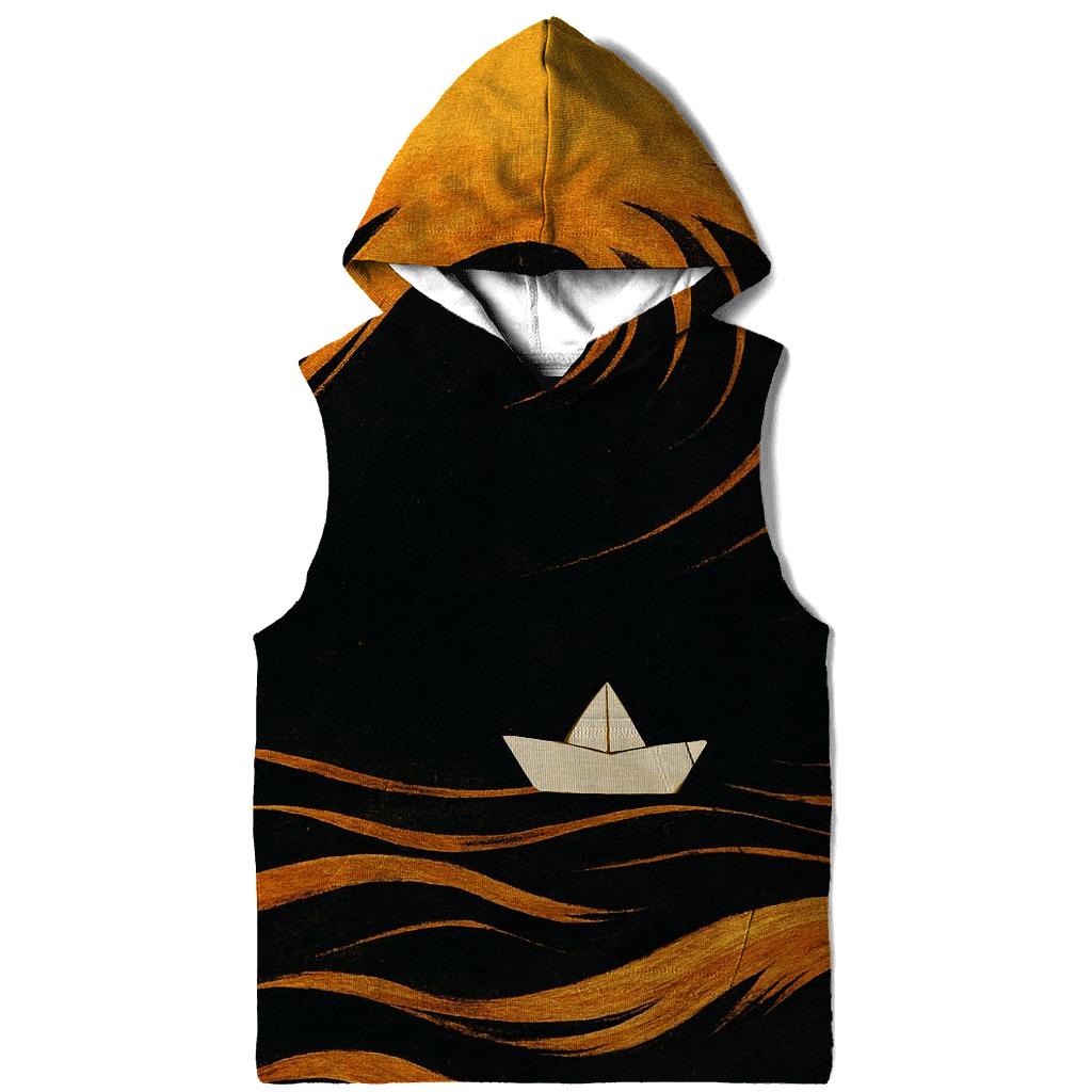 Solar Sailor Paper Boat zip-up hoodies