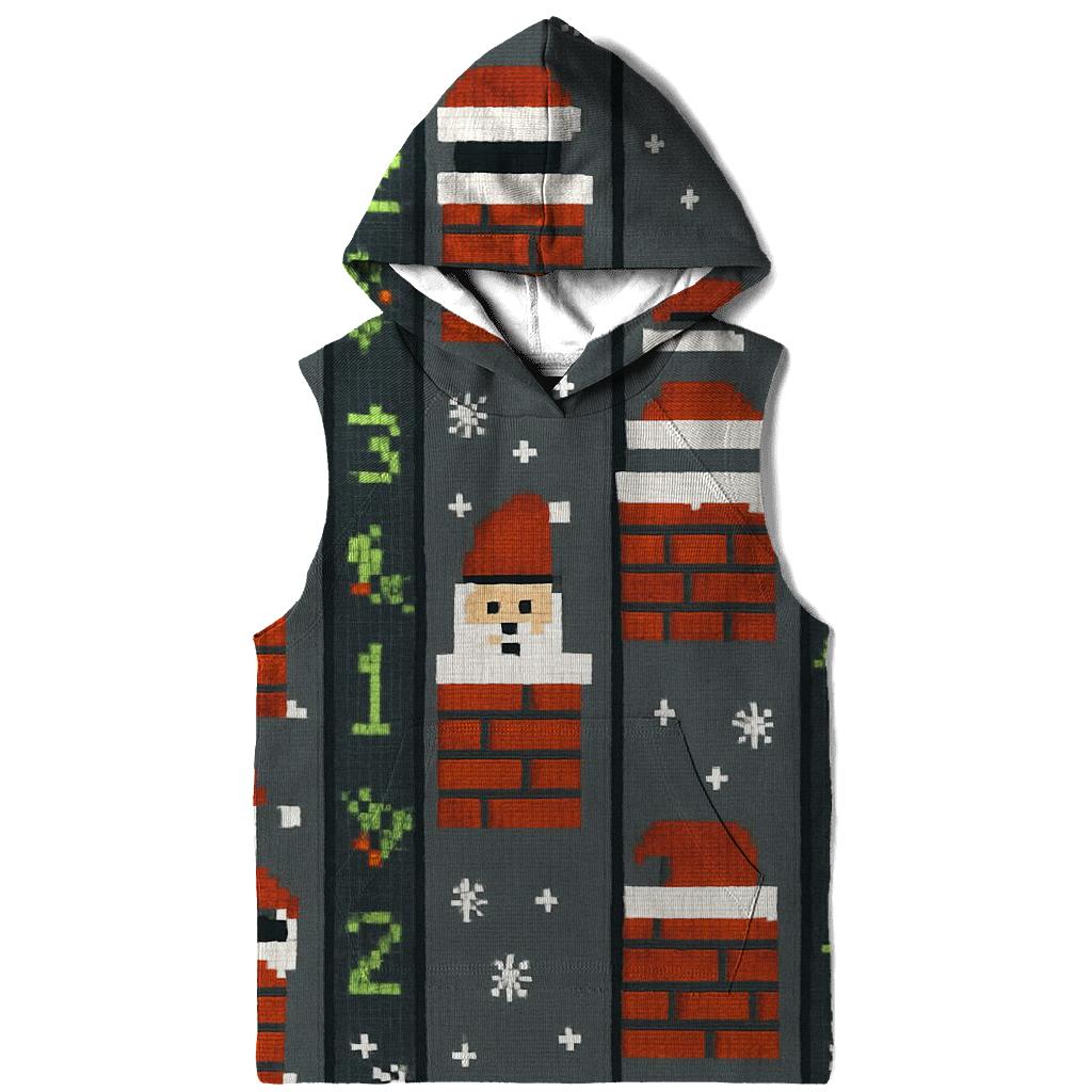 Santa Chimney Countdown Columns Design hoodies fashion