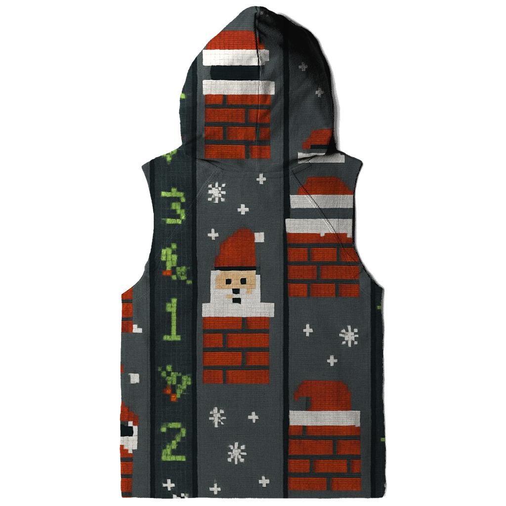 Santa Chimney Countdown Columns Design hoodies fashion