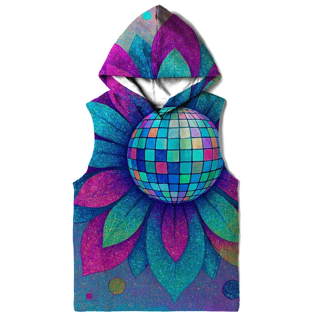 Iridescent Disco Bloom hoodie designs