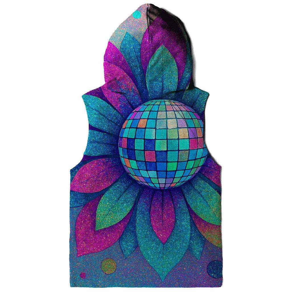 Iridescent Disco Bloom hoodie designs