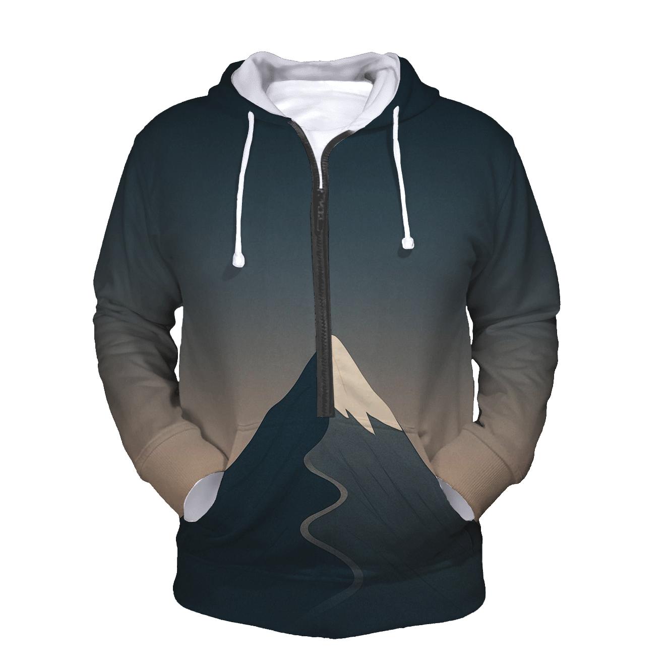 Mountain Of Quiet Resolve premium hoodies