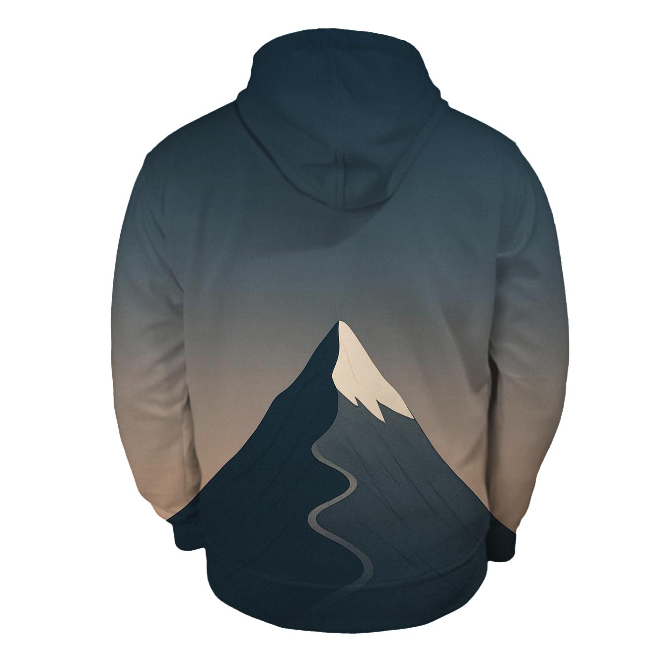 Mountain Of Quiet Resolve premium hoodies