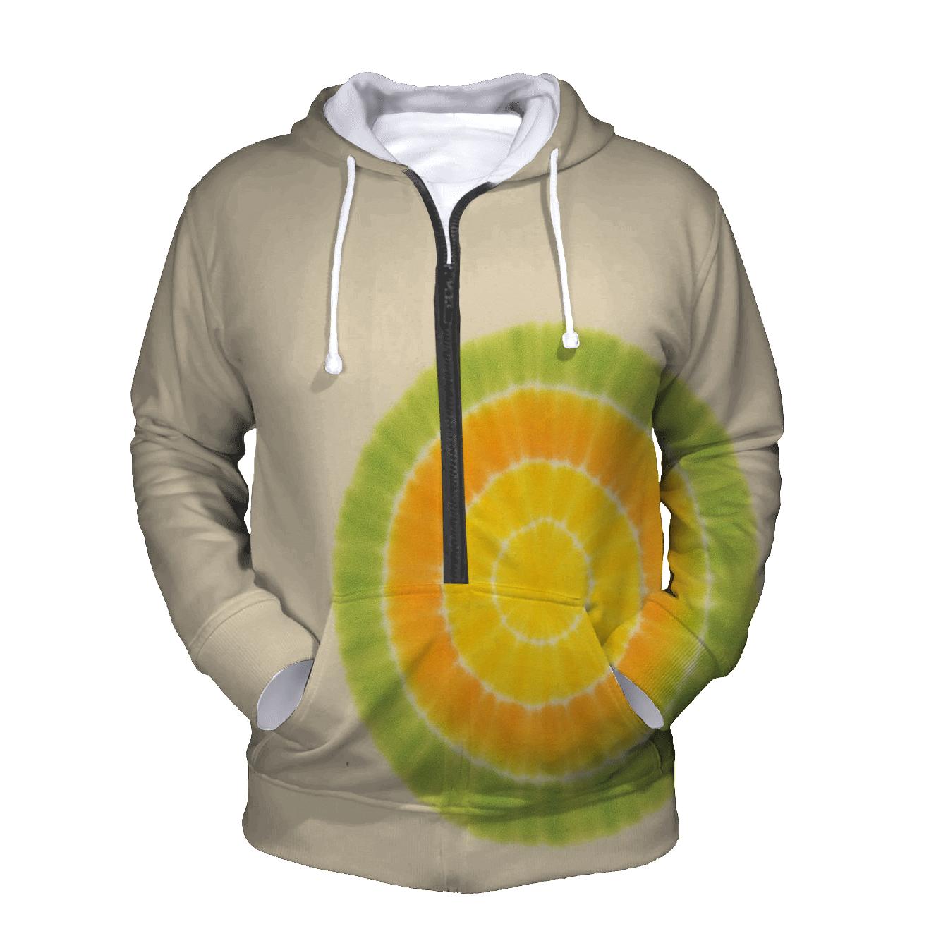 Citrus Offset Bullseye Bloom hoodie styles