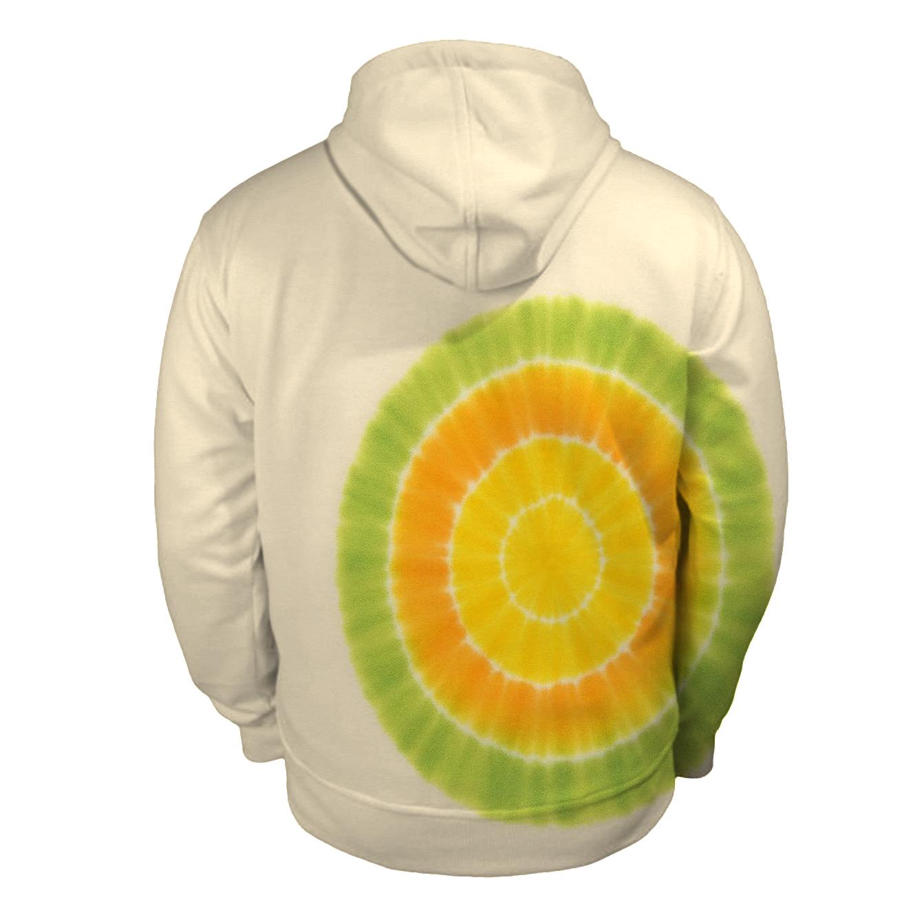 Citrus Offset Bullseye Bloom hoodie styles