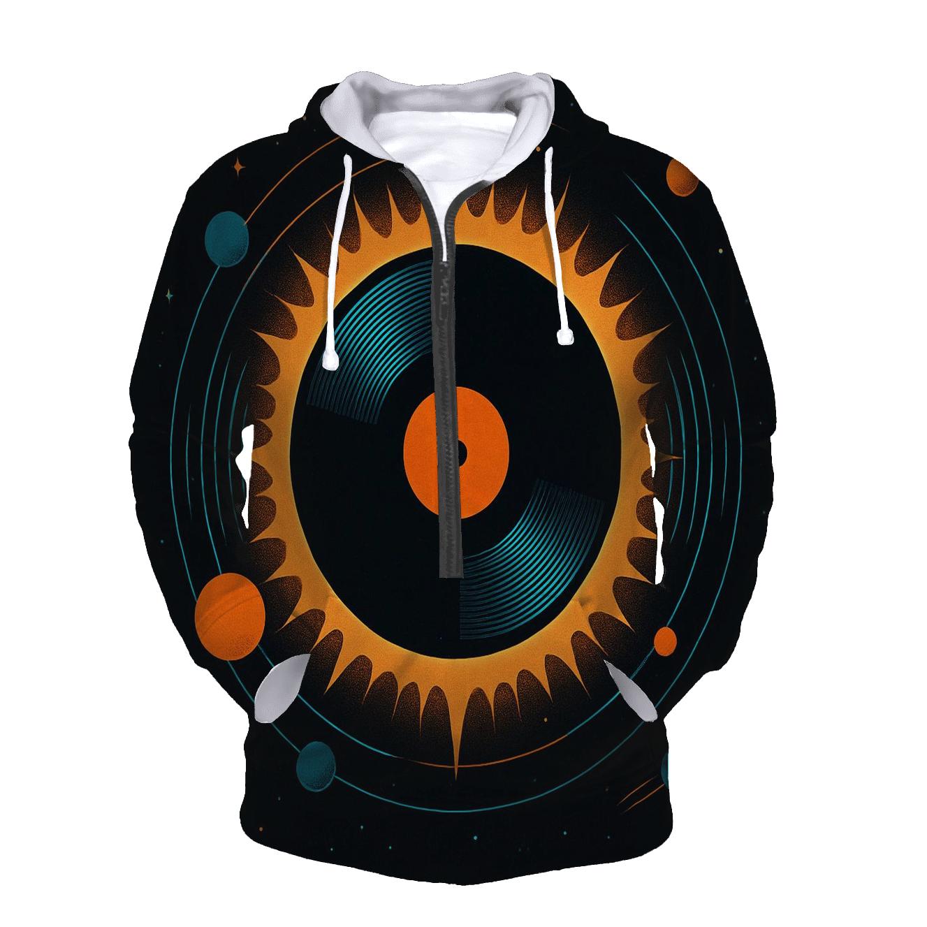 Orbital Vinyl Eclipse graphic hoodies