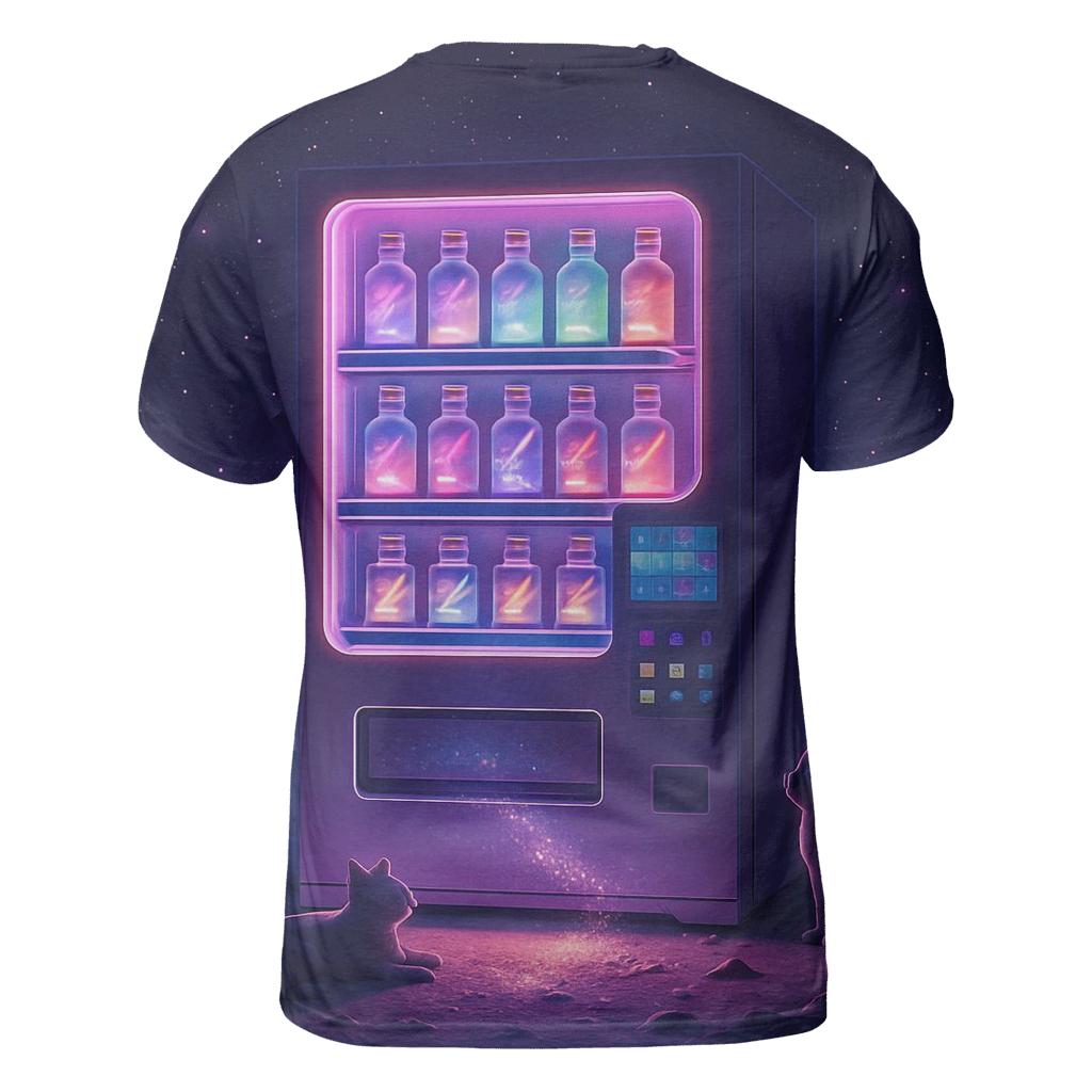 Nebula Vending Machine artistic all-over print tops