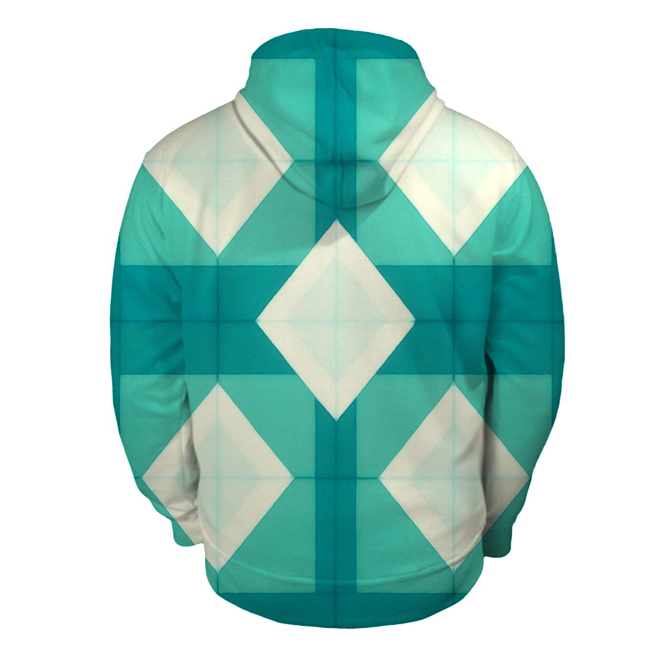 Itajime Sea Glass Window Grid designer hoodies