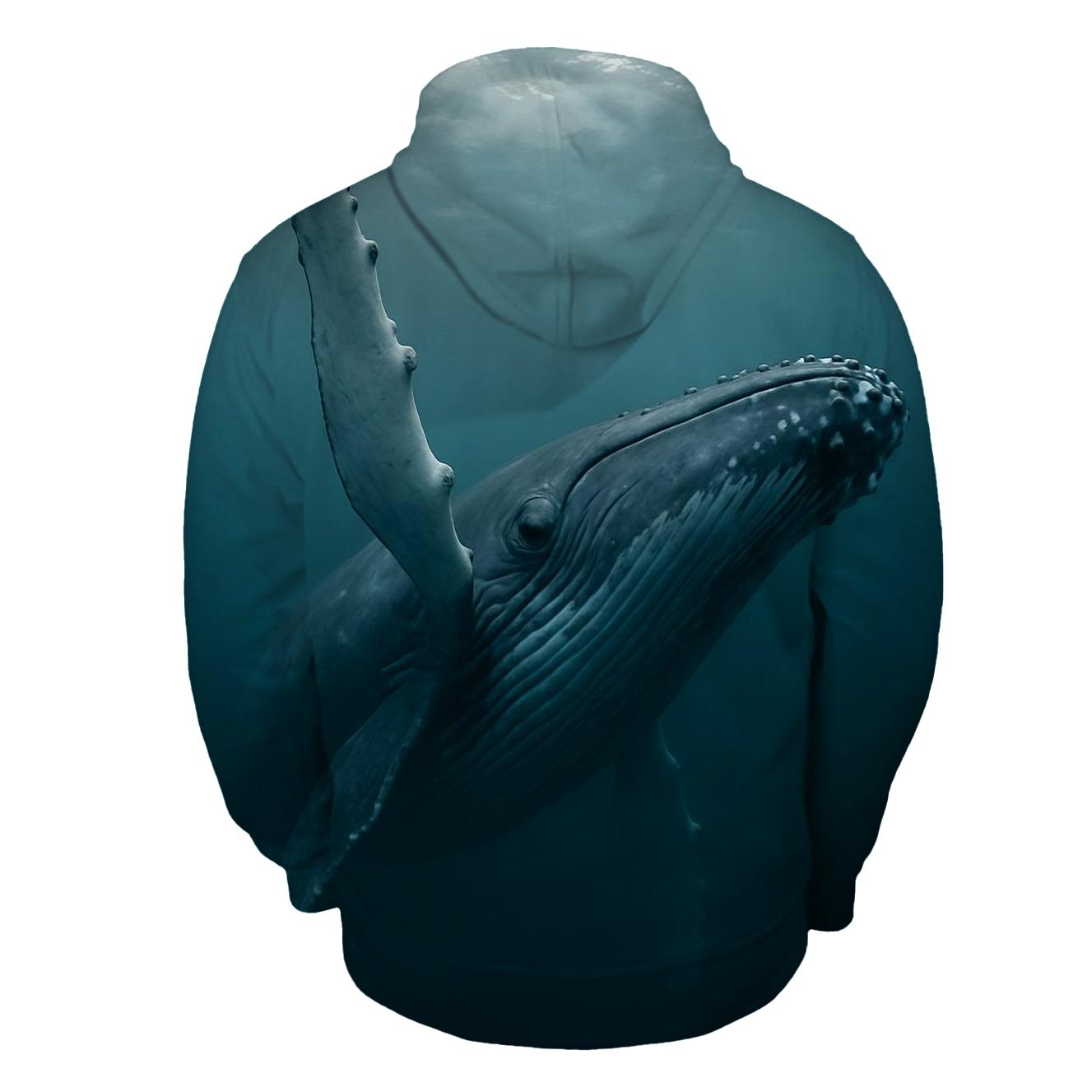 Humpback Whale Under The Swell hoodie styles
