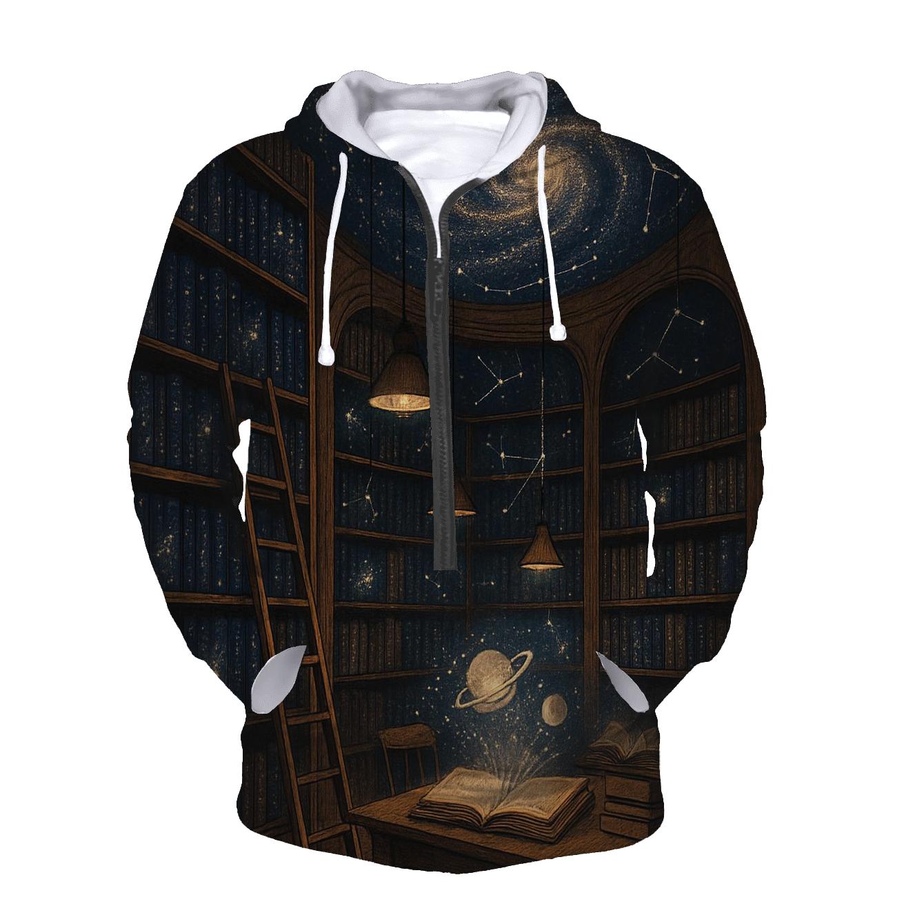 Stargazer Library Dreams premium hoodies
