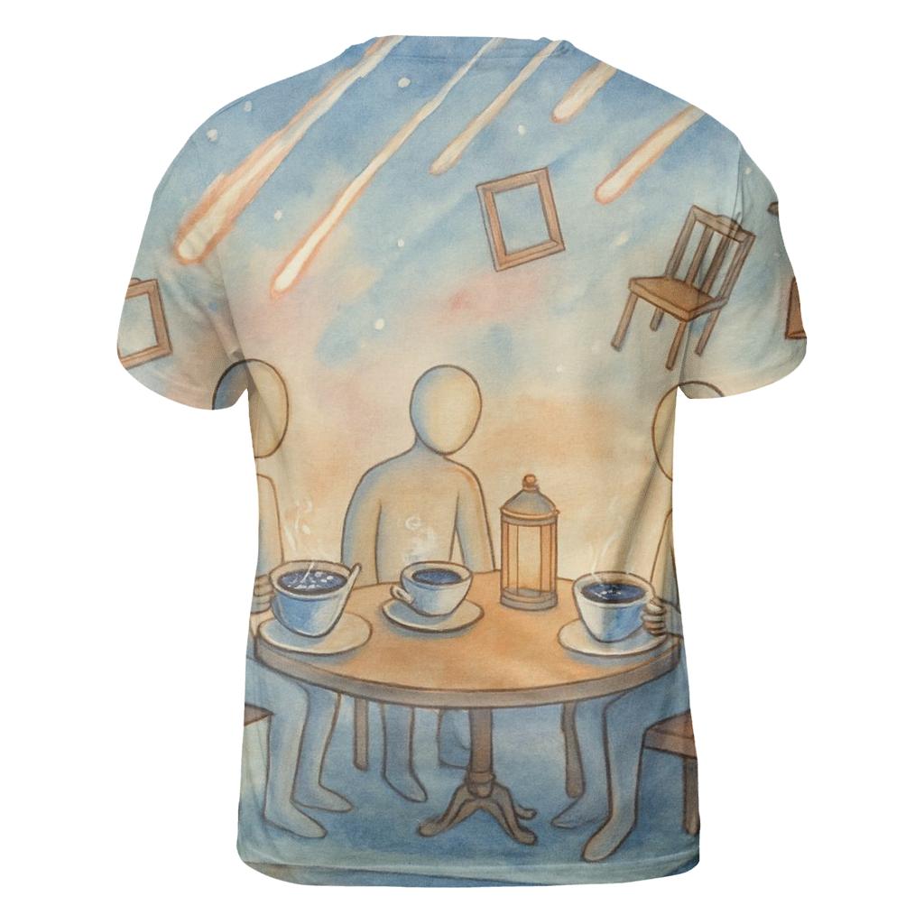 Meteor Shower Tea Party statement graphic shirts