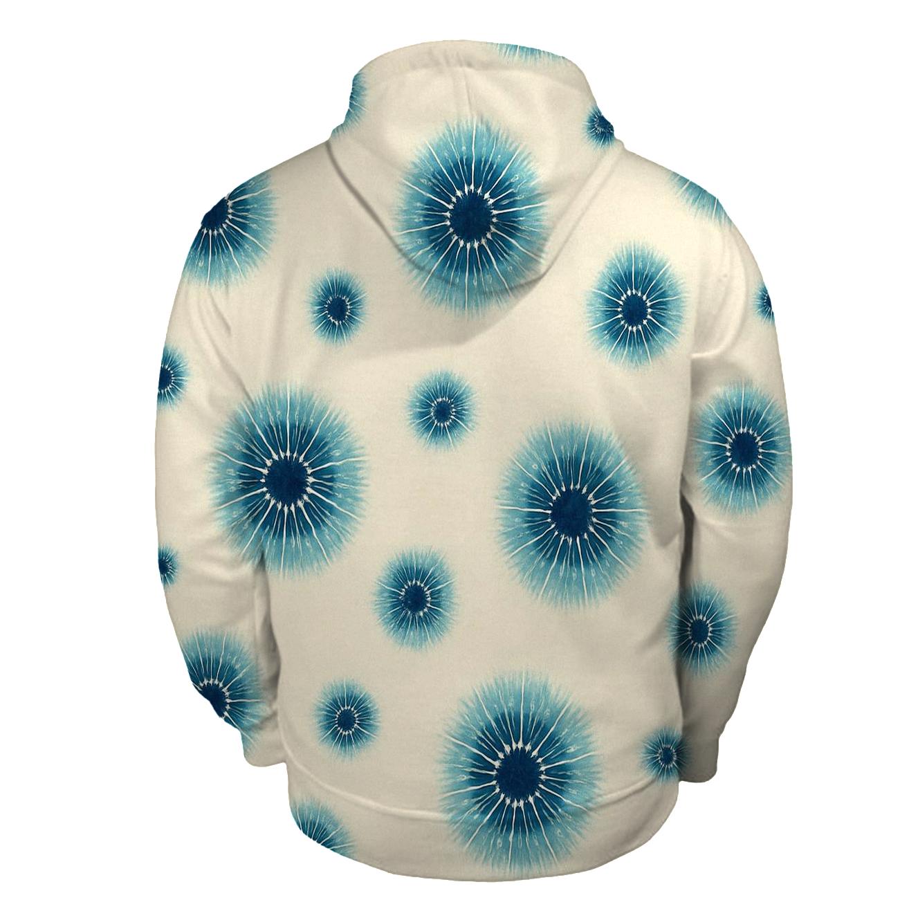 Aqua Navy Kumo Web Cluster custom hoodies