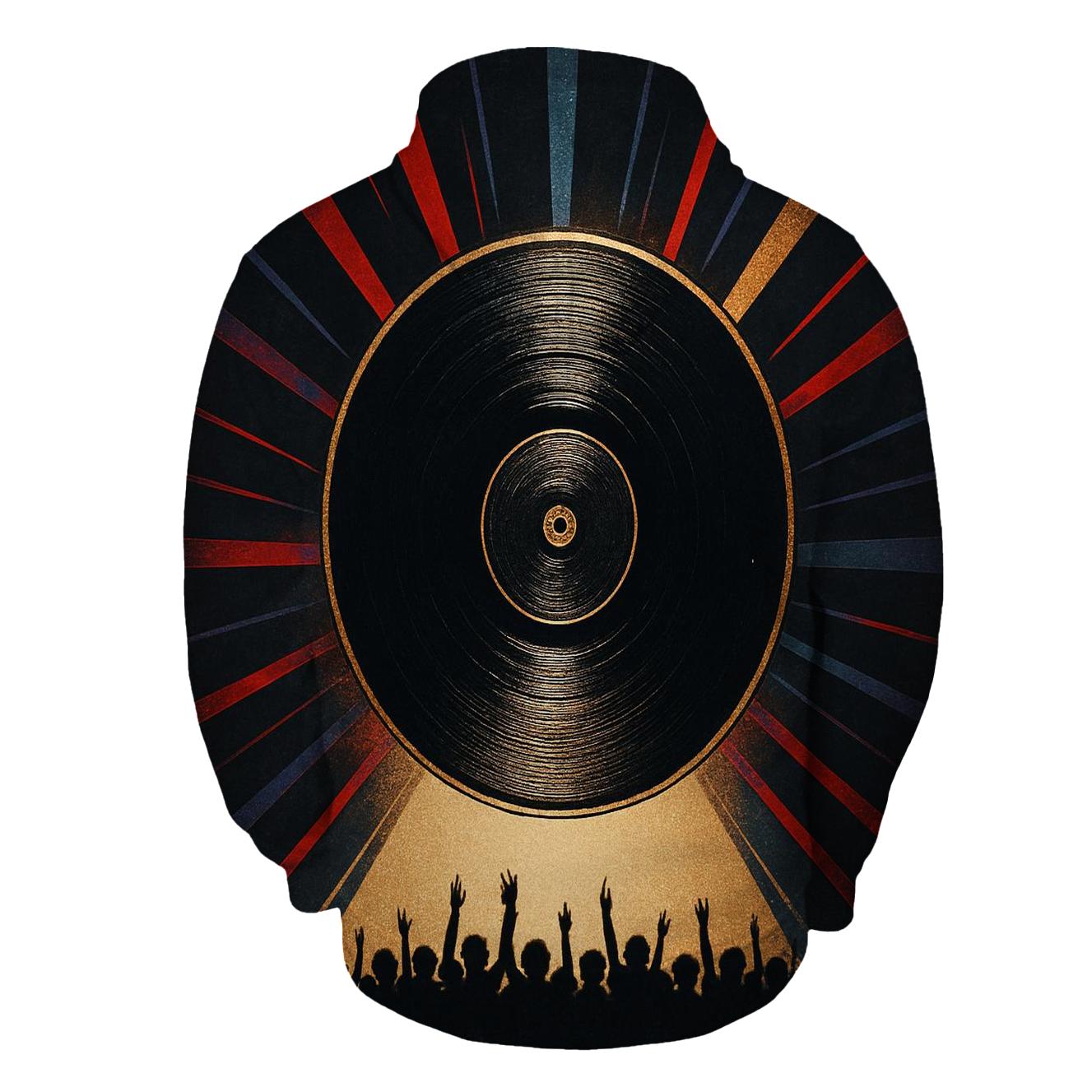 Stage Lights Vinyl Eclipse zip-up hoodies