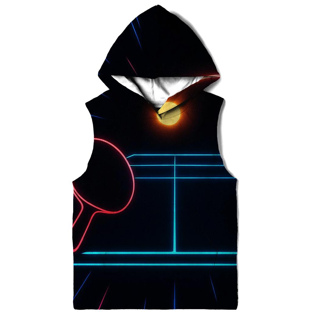 Neon Table Tennis Velocity printed hoodies