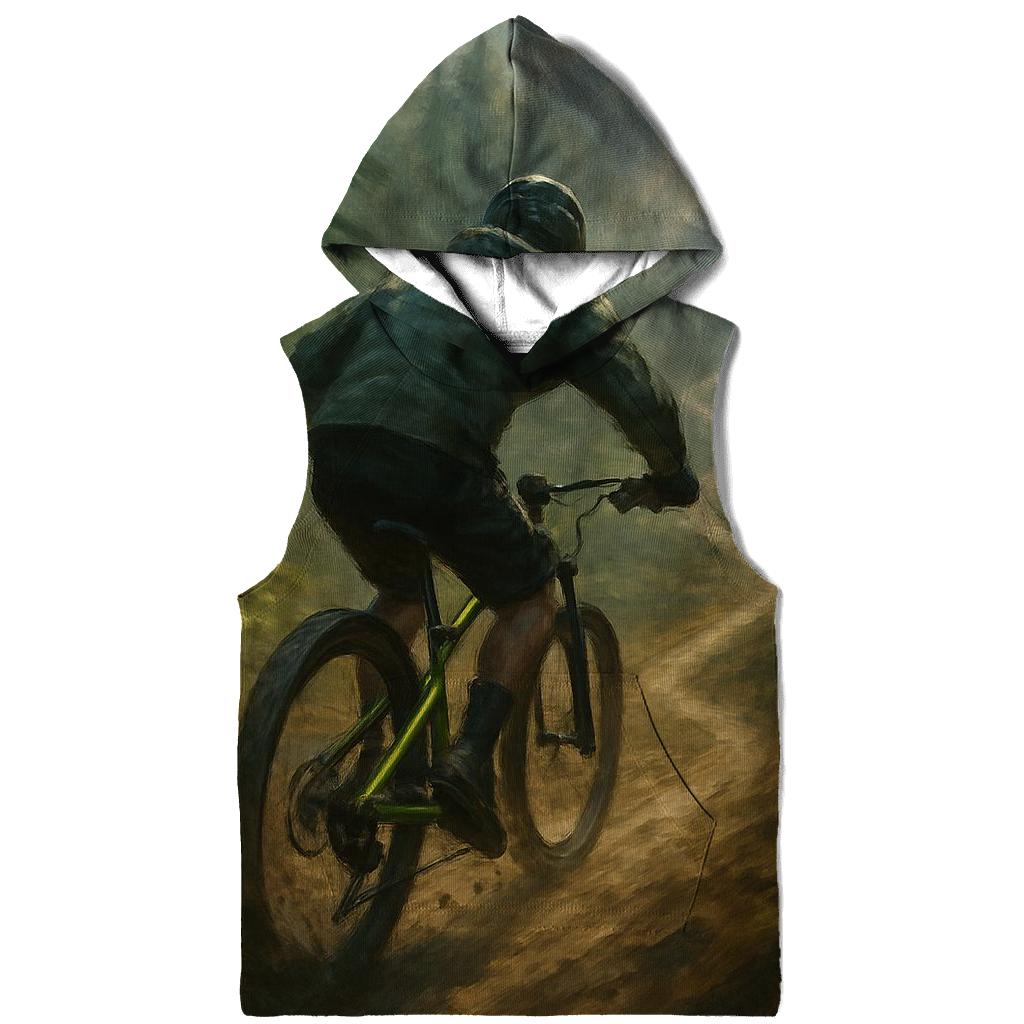 Mountain Bike Forest Descent custom hoodies