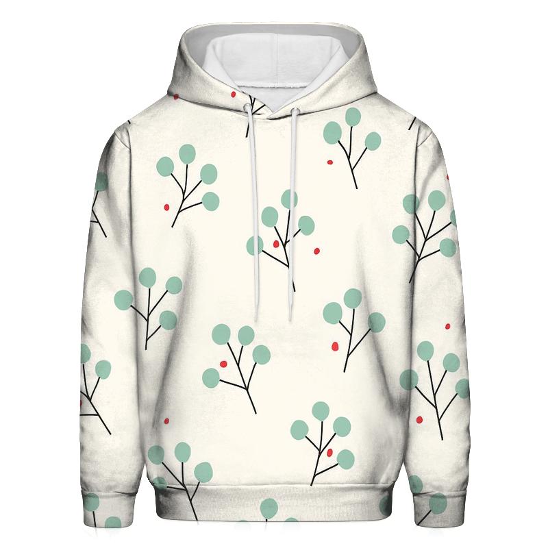 Minimal Mistletoe Constellations graphic hoodies