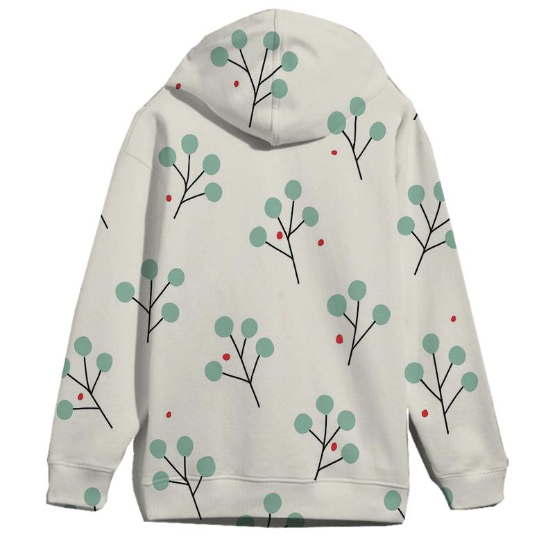 Minimal Mistletoe Constellations graphic hoodies