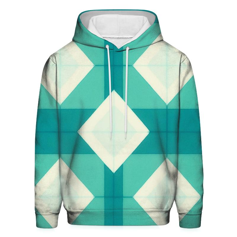 Itajime Sea Glass Window Grid hoodies fashion