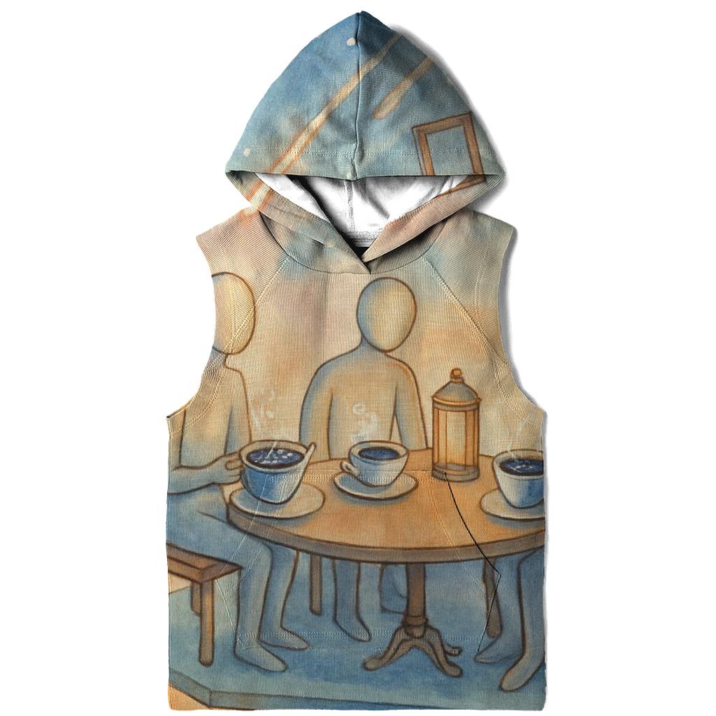 Meteor Shower Tea Party printed hoodies