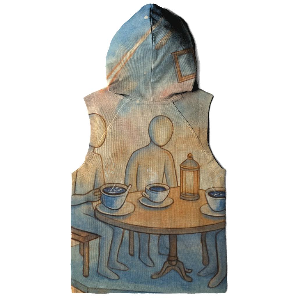 Meteor Shower Tea Party printed hoodies