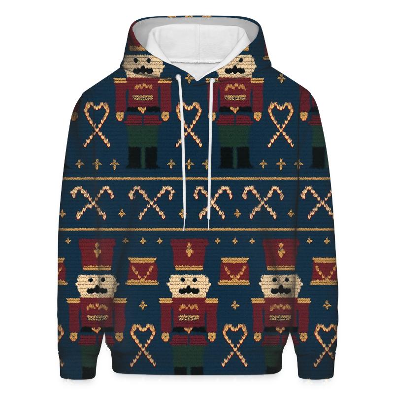 Nutcracker Marching Stripe Parade Design premium hoodies