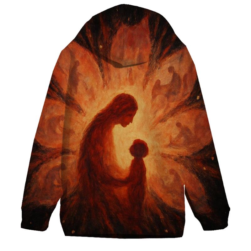 Supernova Of Sacrifice And Tenderness heavyweight hoodies