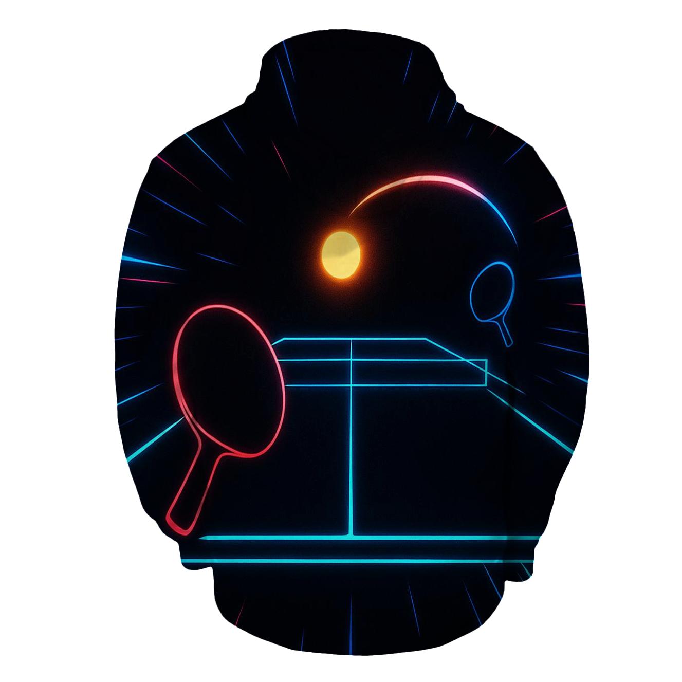 Neon Table Tennis Velocity embroidered hoodies