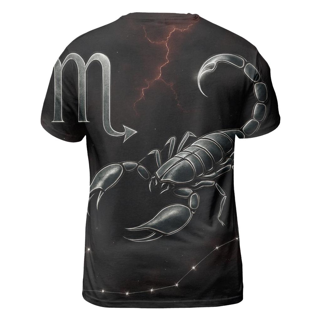Scorpio Nebula Scorpion Sigil artistic all-over print tops