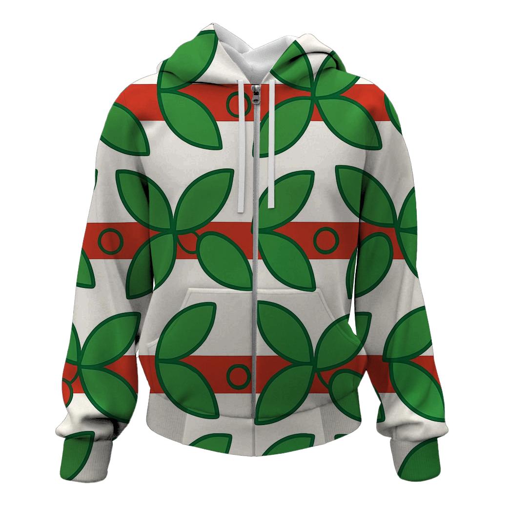 Holly Ribbon Geometry hoodie trends