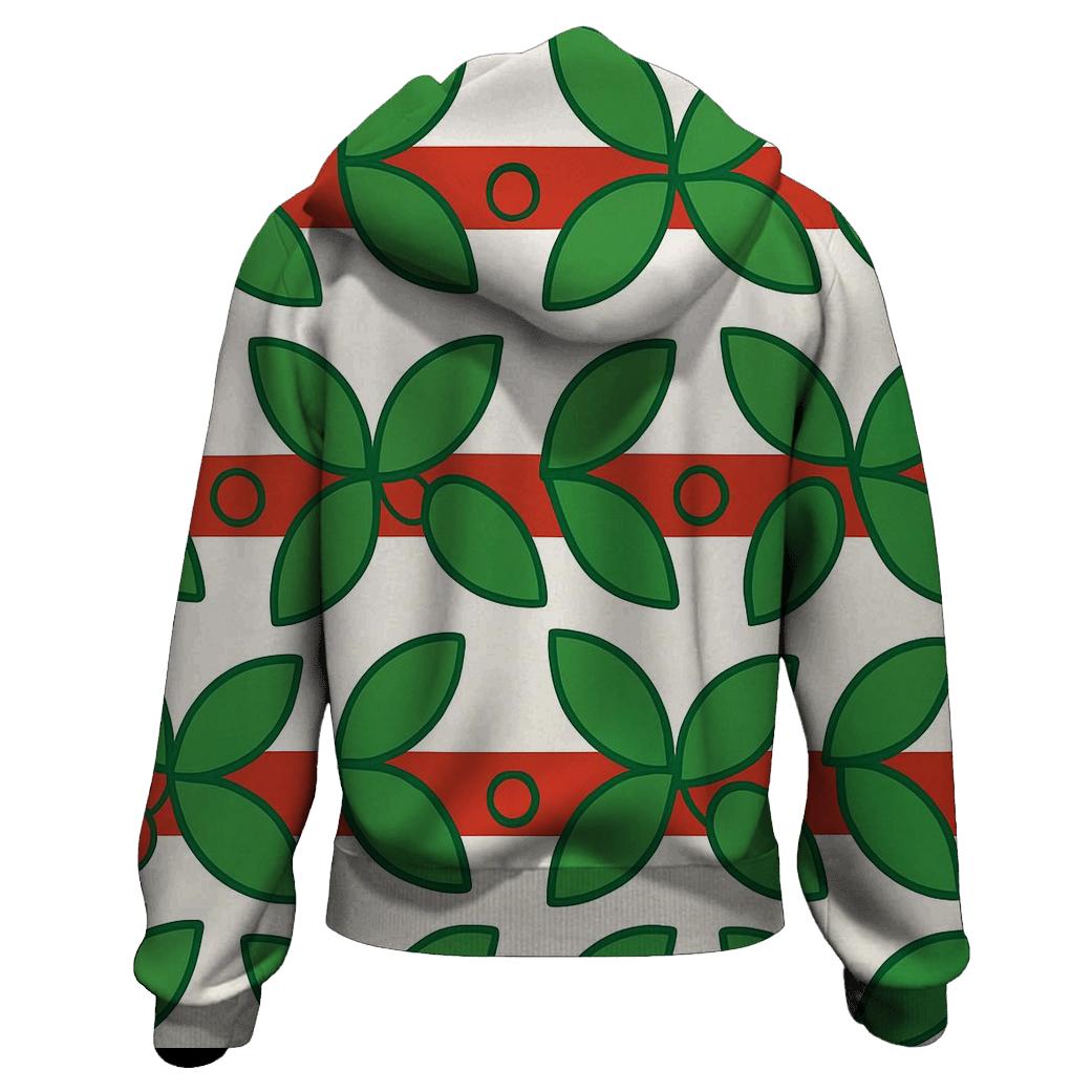 Holly Ribbon Geometry hoodie trends