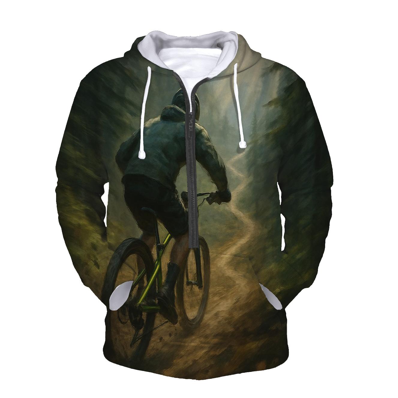 Mountain Bike Forest Descent lightweight hoodies