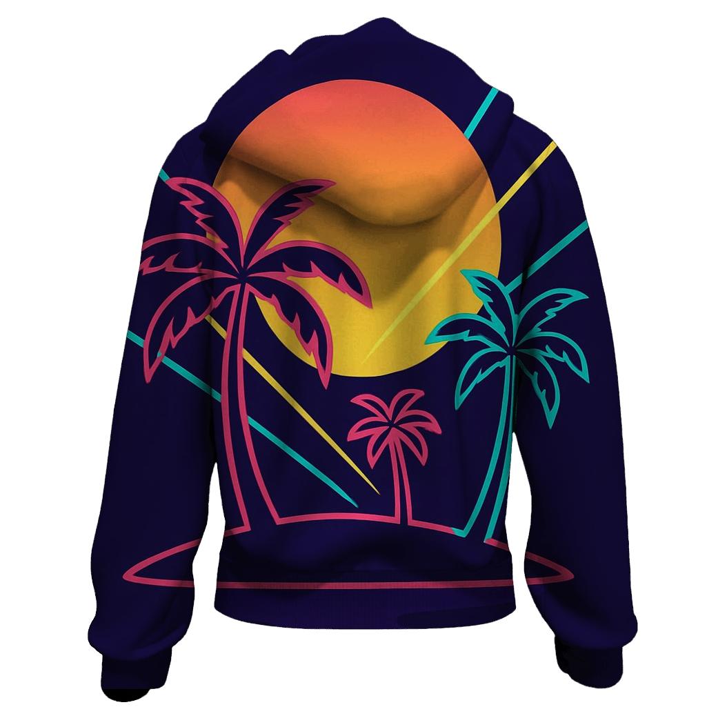 Laser Palm Mirage custom hoodies