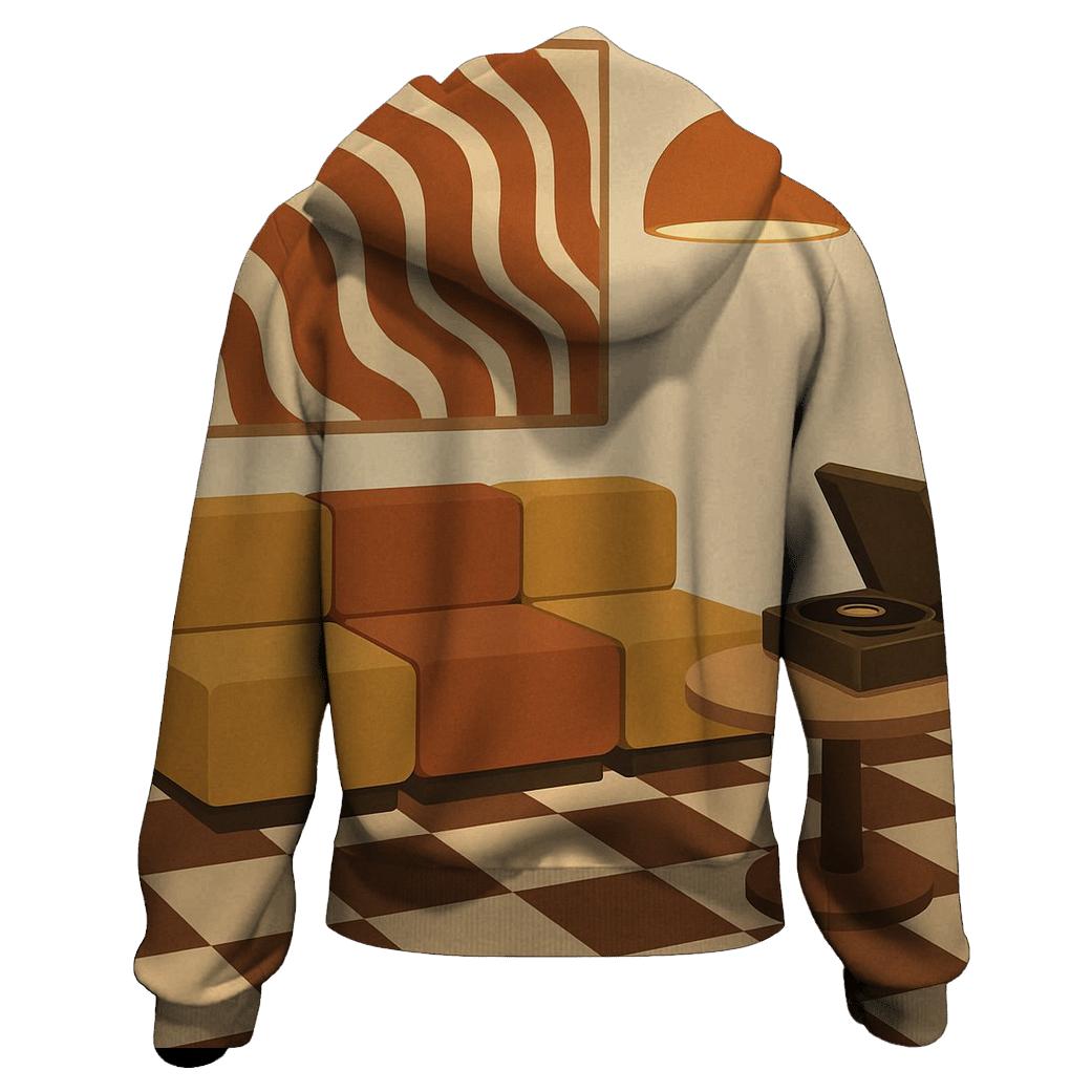 Groovy Checkerboard Lounge hoodie styles