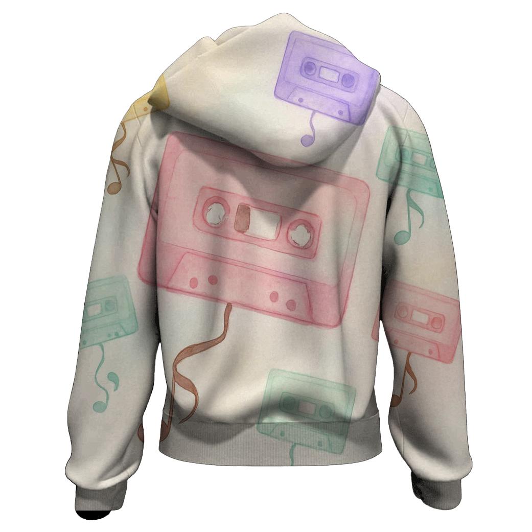 Pastel Cassette Daydream hoodie styles