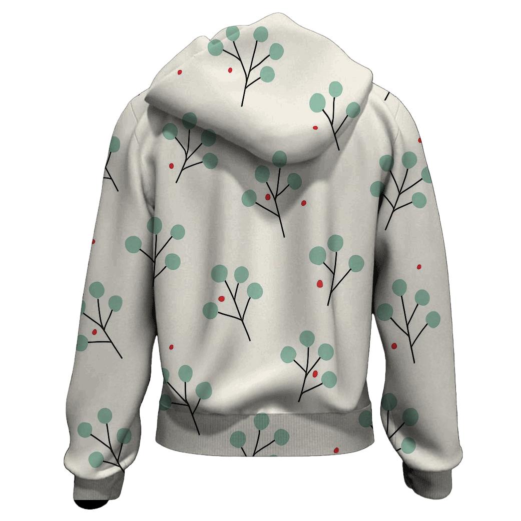 Minimal Mistletoe Constellations custom hoodies