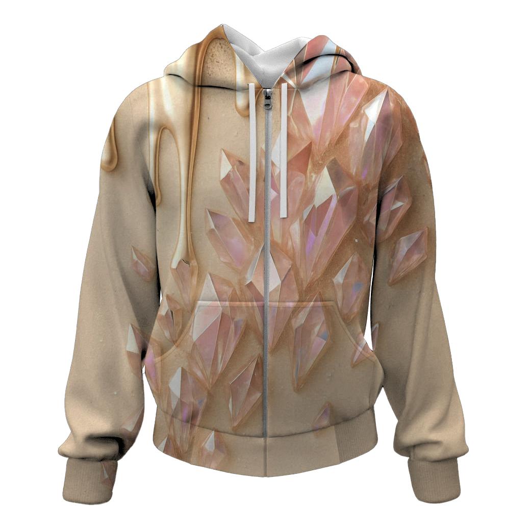 Champagne Prism Cascade custom hoodies