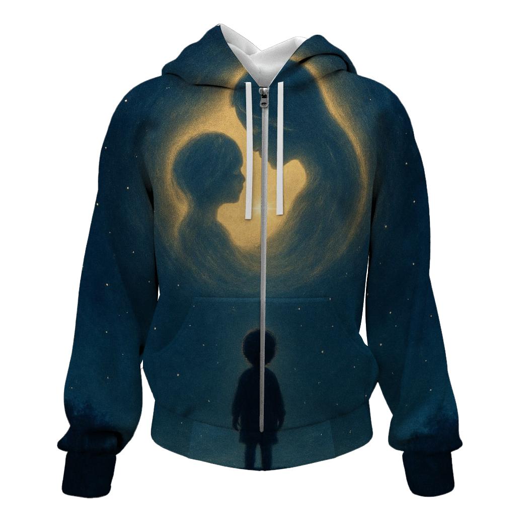 Mother As North Star Of The Heart graphic hoodies