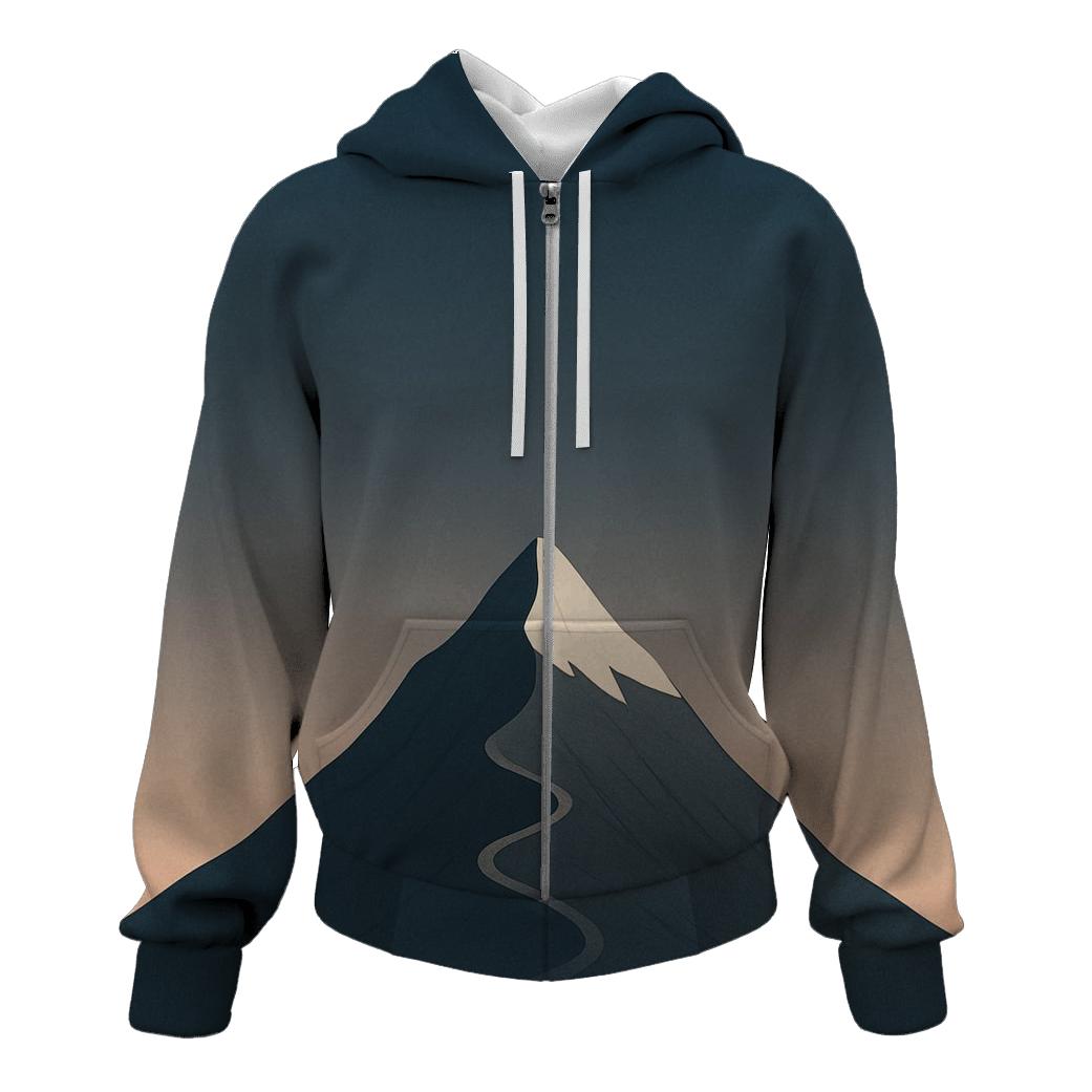 Mountain Of Quiet Resolve premium hoodies